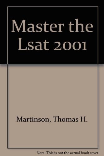 Arco Master the LSAT 2001 W/CD