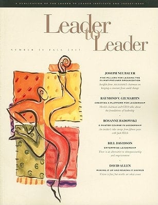 Leader to Leader (LTL), Volume 30, Fall 2003