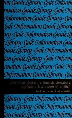 English-Canadian Literature to 1900: A Guide to Information Sources (Gale Information Guide Library. American Literature, English Literature, and ... in English Information Guide Series, V. 6)