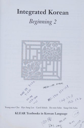 Integrated Korean: Beginning Level 1 Textbook (KLEAR Textbooks in Korean