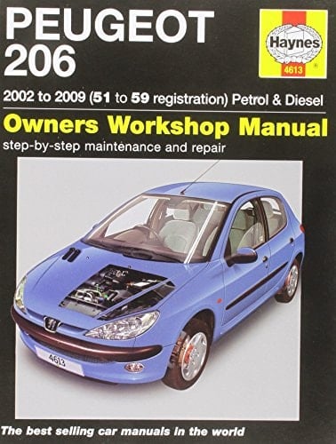 Peugeot 206 Petrol and Diesel Service and Repair Manual 2002 to 2009