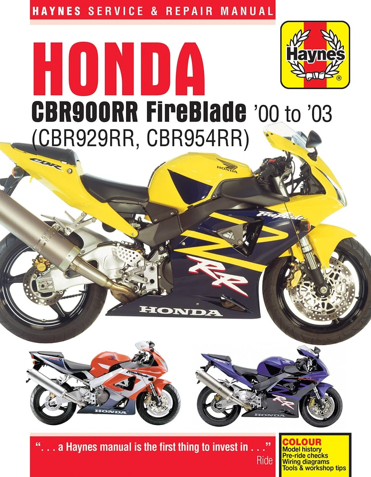Honda CBR900RR FireBlade '00 - '03 (CBR929RR, CBR954RR)