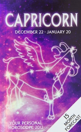 Your Personal Horoscope 2012 22nd December - 20th January. Capricorn