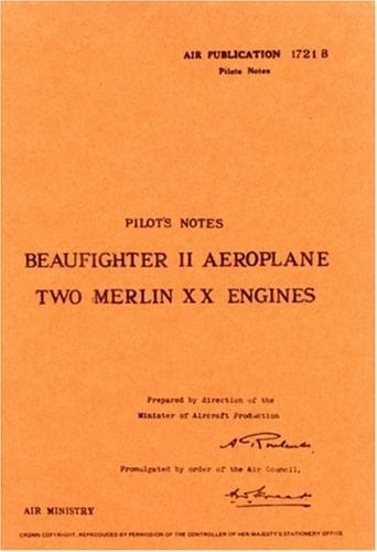 Beaufighter II Aeroplane Two Merlin XX Engines