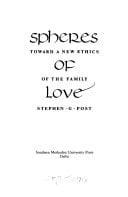 Spheres of Love: Toward a New Ethics of the Family