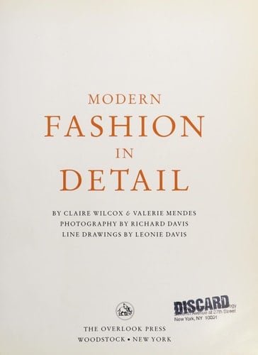 Modern Fashion in Detail