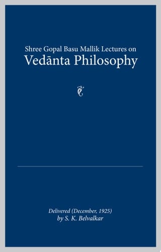 Vedanta Philosophy