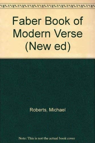 The Faber Book of Modern Verse