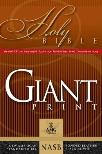 Giant Print Handy-Size Reference Bible NASB 1977 Edition