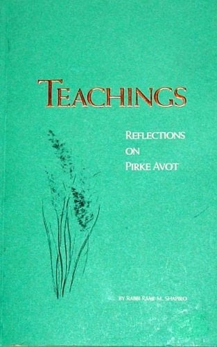 Teachings Reflections on Pirke Avot