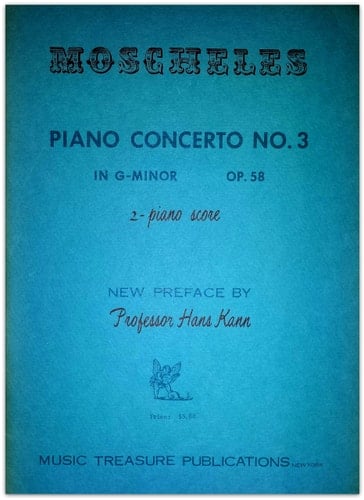 Moscheles Piano Concerto No. 3 in G-Minor Op. 58 (2 Piano Score)
