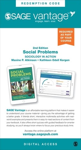 Sage Vantage: Social Problems: Sociology in Action