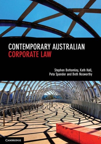 Contemporary Australian Corporate Law