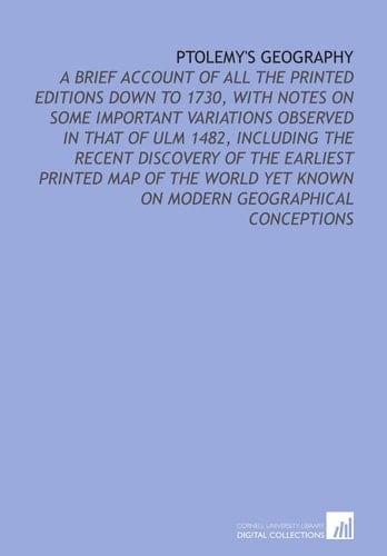Ptolemy's Geography