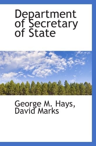 Department of Secretary of State