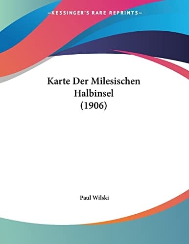Karte Der Milesischen Halbinsel (1906) (German Edition)