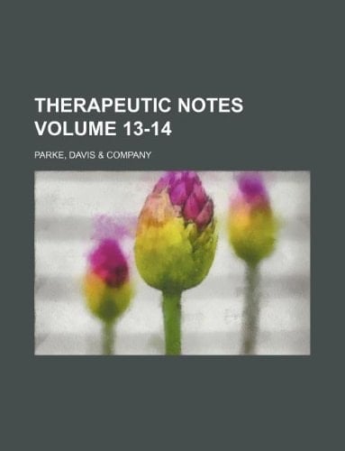 Therapeutic notes Volume 13-14