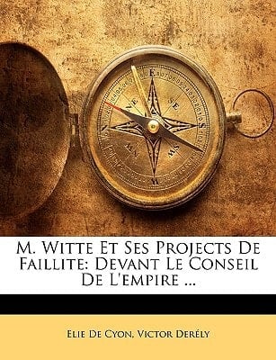 M. Witte Et Ses Projects De Faillite: Devant Le Conseil De L'empire ... (French Edition)