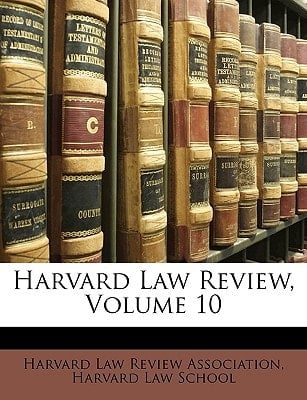 Harvard Law Review, Volume 10