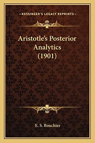 Aristotle's Posterior Analytics (1901)