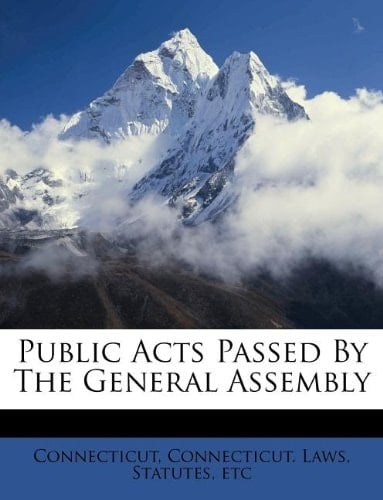 Public Acts Passed By The General Assembly