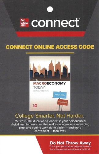 Connect Access Card for The Macro Economy Today, 16th Edition
