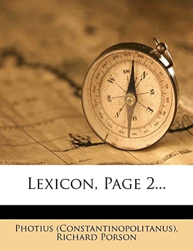 Lexicon, Page 2... (Greek Edition)