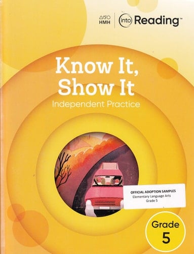 Into Reading Know It Show It VRS1 Grade 5