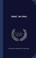 Badyi', the Odes;