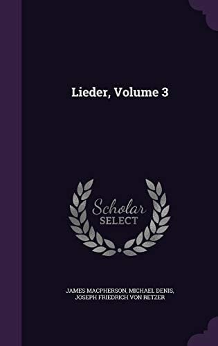 Lieder, Volume 3
