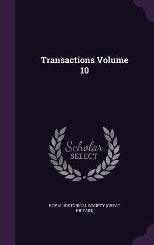 Transactions Volume 10