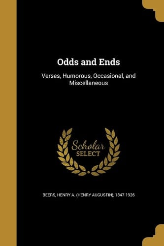 Odds and Ends