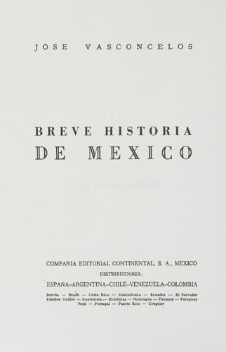 Breve Historia de Mexico