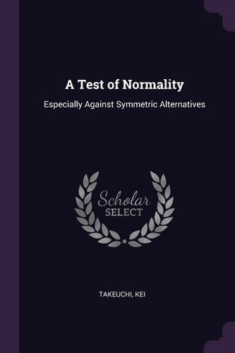 A Test of Normality Especially Against Symmetric Alternatives