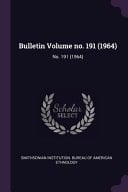 Bulletin Volume No. 191 (1964)
