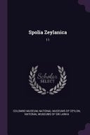 Spolia Zeylanica 11