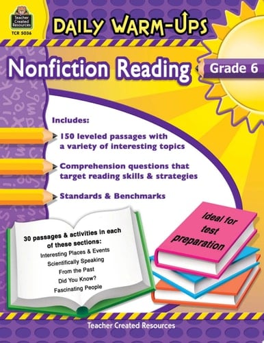Daily Warm-Ups: Nonfiction Reading Grd 6