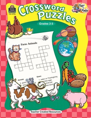 Start to Finish: Crossword Puzzles Grd 2-3