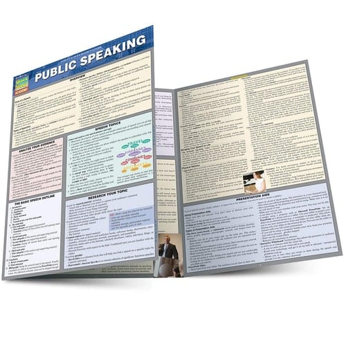 Public Speaking QuickStudy Laminated Reference Guide