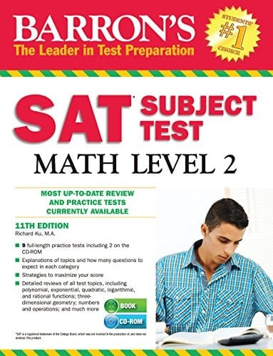 Barron's SAT Subject Test Math Level 2 with CD-ROM