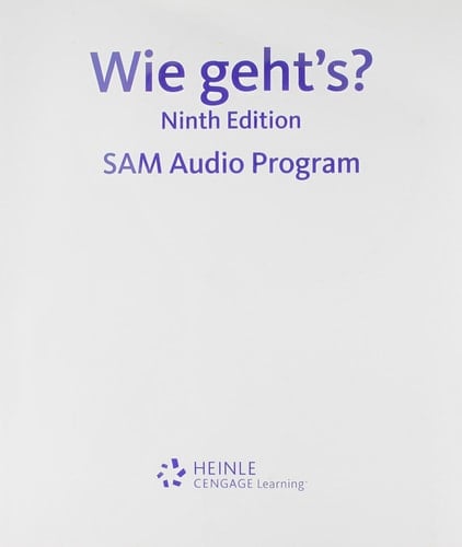 Lab Audio CDs (9) for Sevin/Sevin's Wie Geht's?