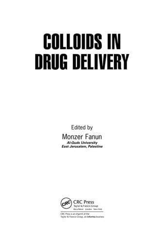 Colloids in Drug Delivery