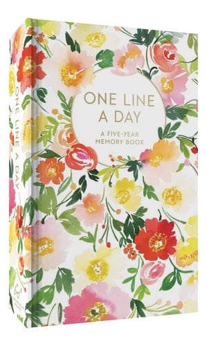 Floral One Line a Day A Five-Year Memory Book