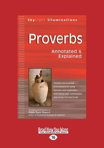 Proverbs Annotated and Explained