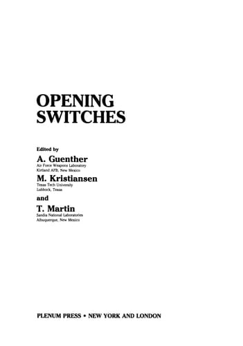 Opening Switches