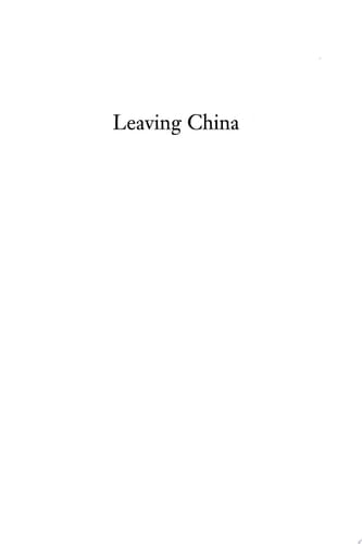 Leaving China
