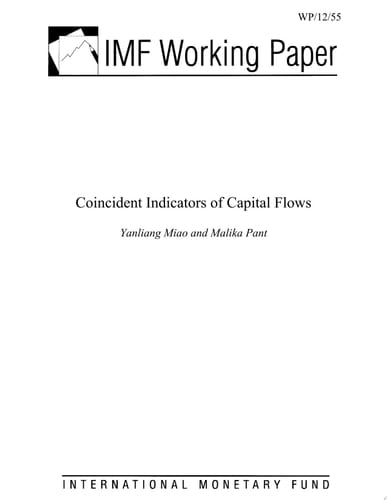 Coincident Indicators of Capital Flows