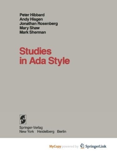 Studies in Ada Style