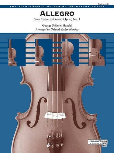 Allegro From Concerto Grosso, Op. 6, No. 1, Conductor Score & Parts
