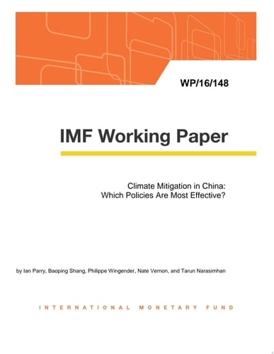 Climate Mitigation in China Which Policies Are Most Effective?